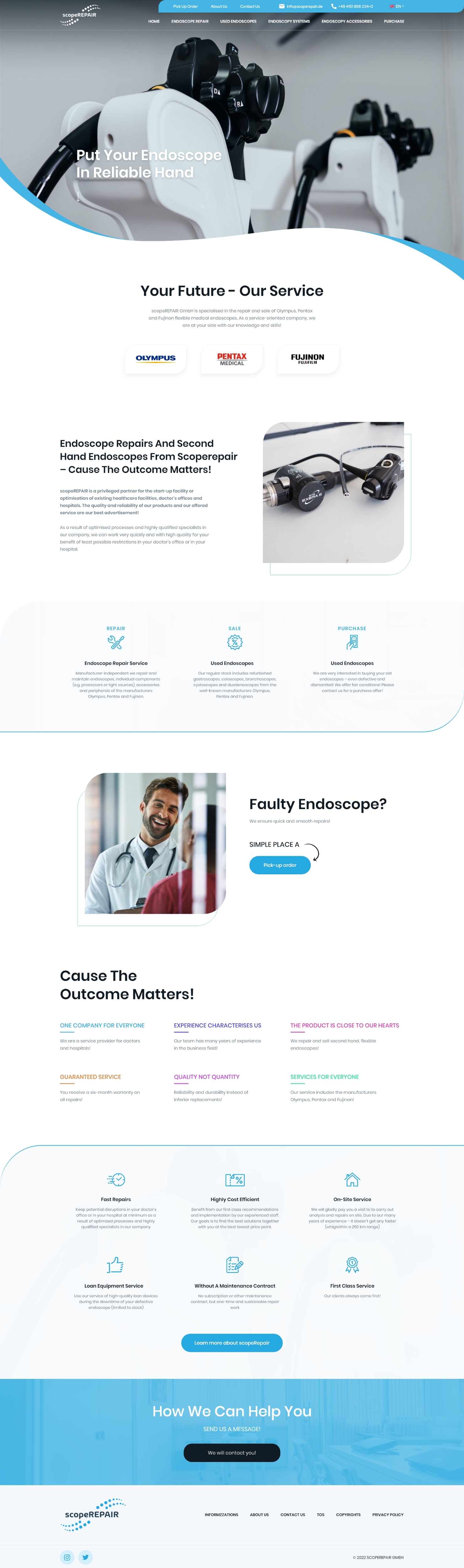 Diseño Web por Double d para scopeREPAIR GmbH | Diseño #28993468