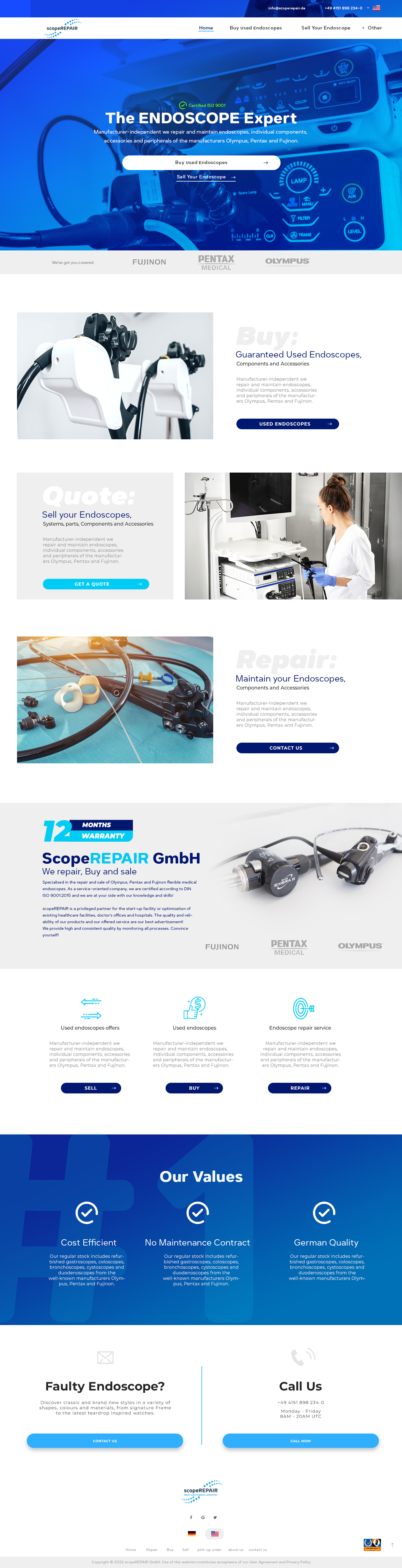 Web Design par WNP pour scopeREPAIR GmbH | Design #29022439