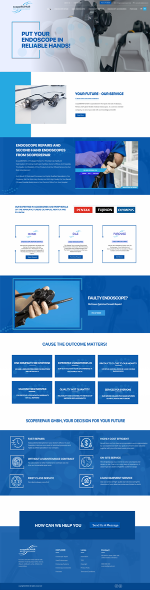 Diseño Web por Splice-07 para scopeREPAIR GmbH | Diseño: #29011168