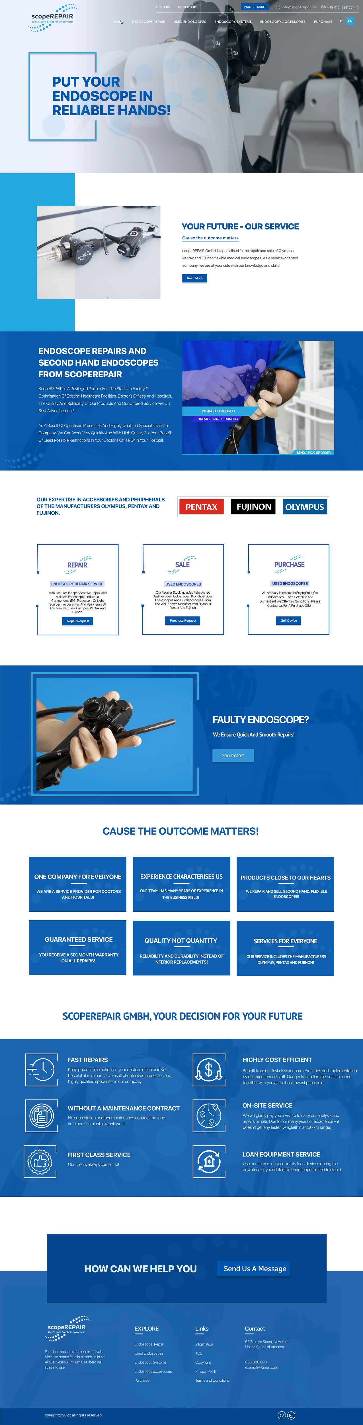 Diseño Web por Splice-07 para scopeREPAIR GmbH | Diseño #29011172