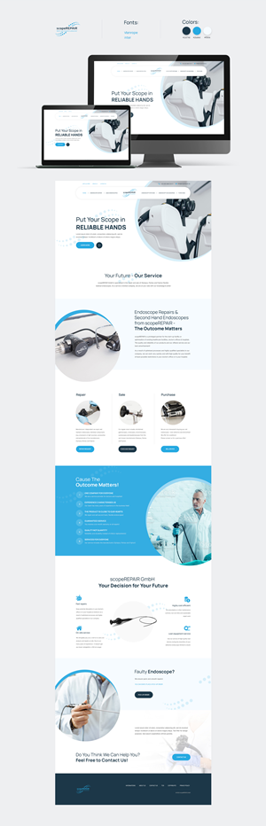 Web Design by PSquared² for scopeREPAIR GmbH | Design #28983110