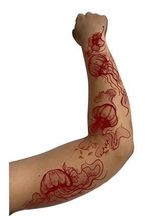 Tattoo for birthmark becomes super power for girls arm