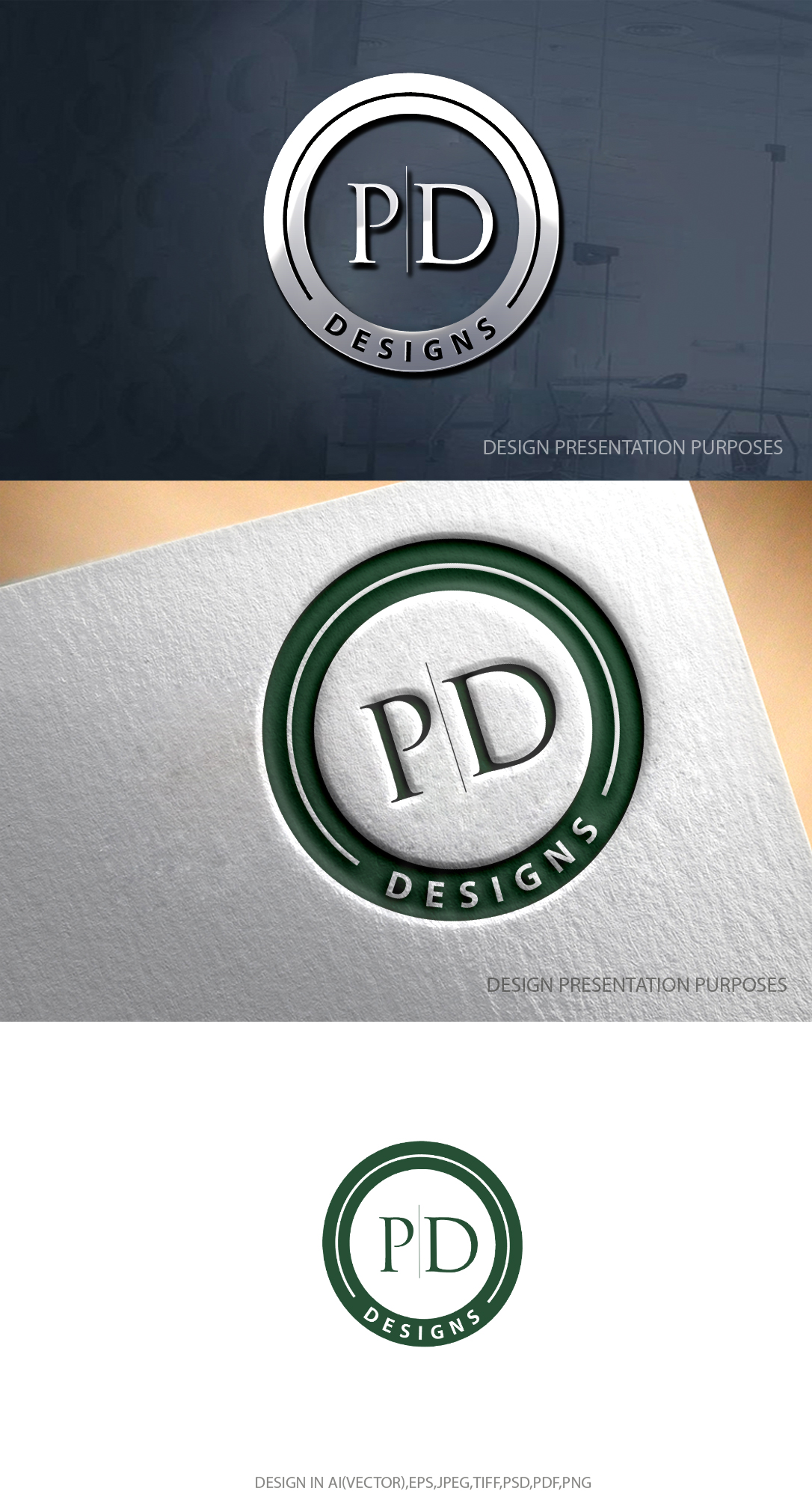Design de Logo par graphicevolution pour P D Designs  | Design #28961479