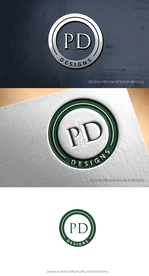 Logo Design by graphicevolution for P D Designs  | Design: #28961479