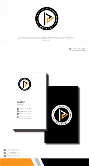 Logo Design by graphicevolution for P D Designs  | Design: #28961603