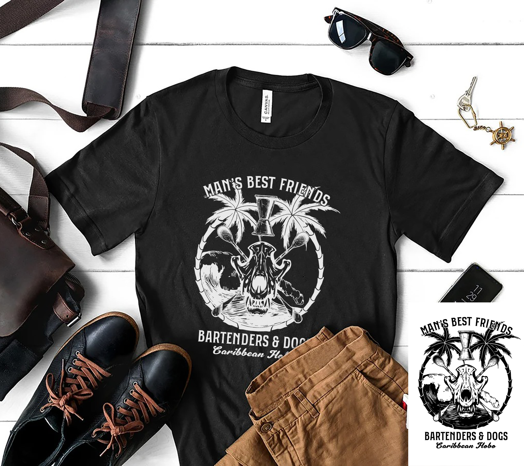 T-shirt Design by HUNG LEE for Caribbean Hobo | Design #28960337