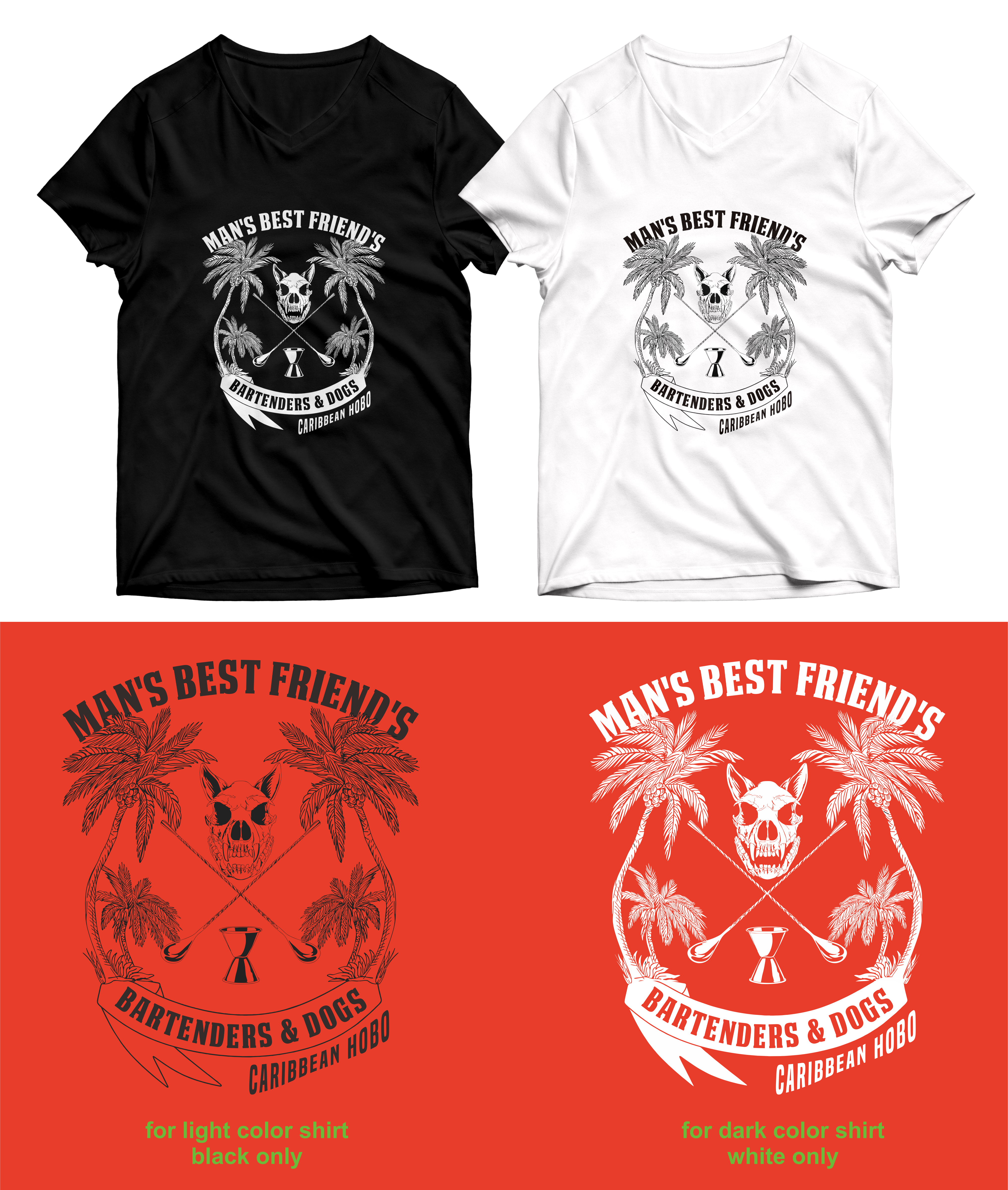 T-shirt Design by dmoeksa for Caribbean Hobo | Design #28962597