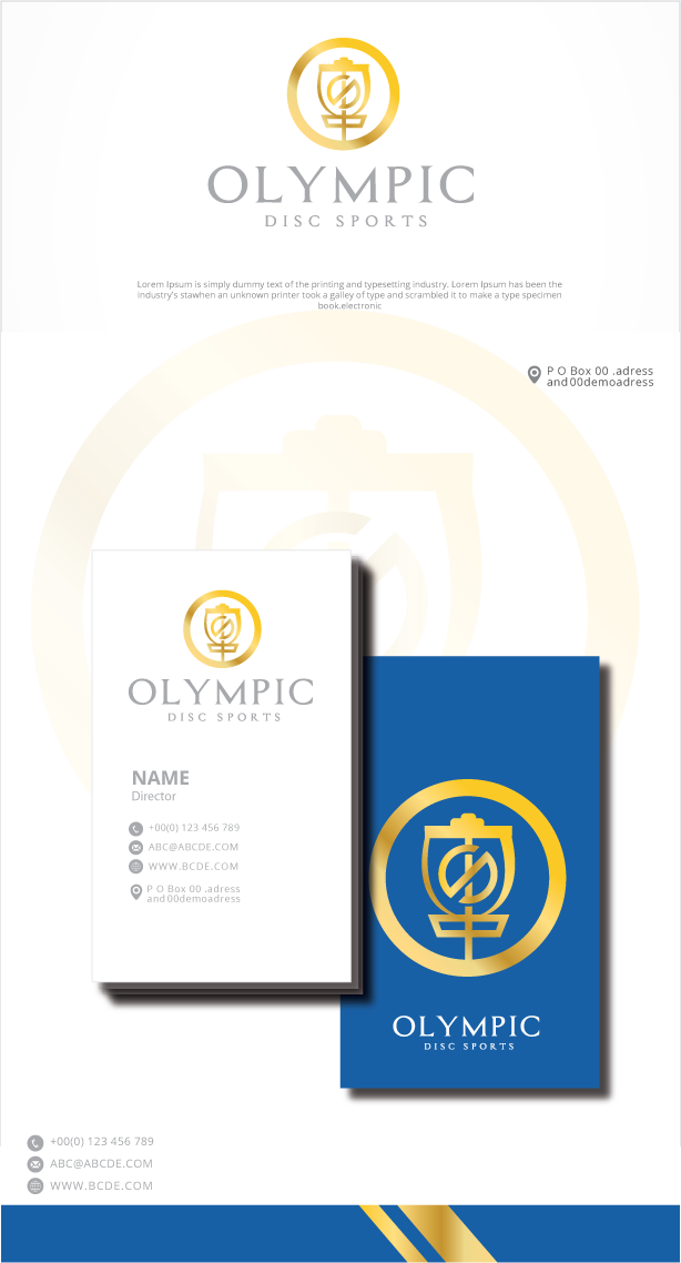 Diseño de Logo por graphicevolution para Olympic Disc Sports LLC | Diseño #28984238
