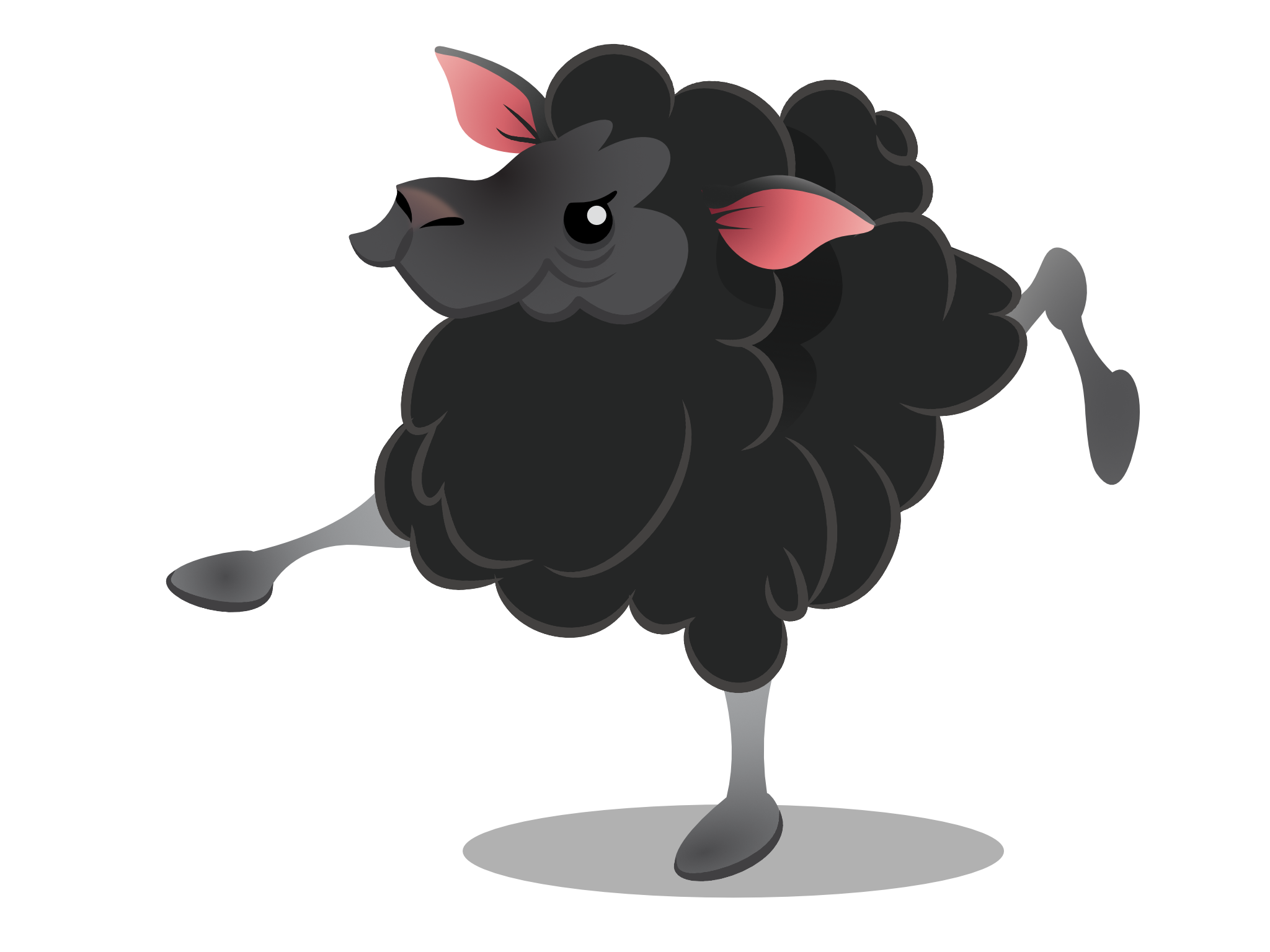 Figur-Design von Carlos Rivera für 1 Black Sheep Media | Design #28984353