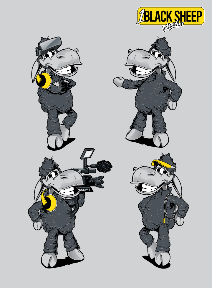 Character Design by ally designs for 1 Black Sheep Media | Design #29021710