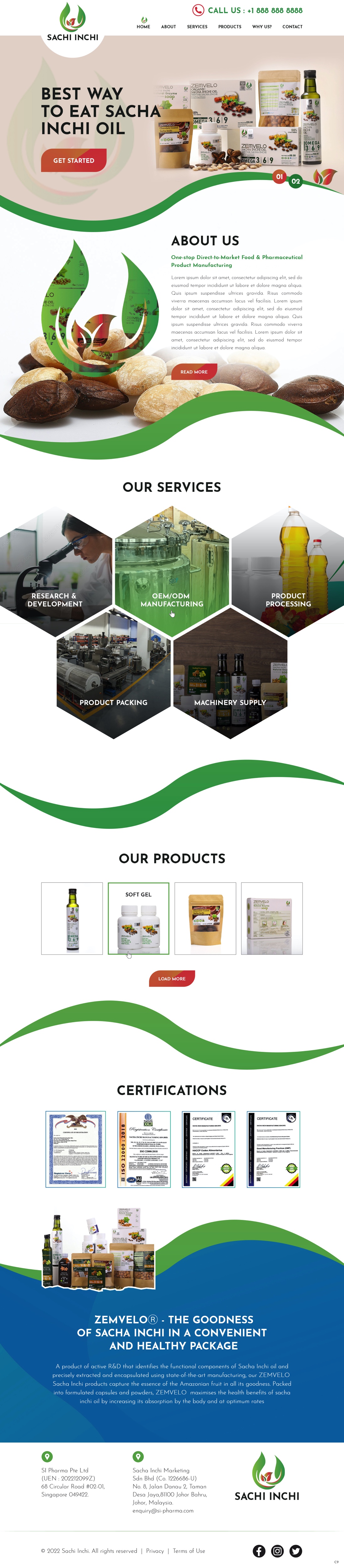Web Design by pb for SI Pharma Pte Ltd  | Design #28970402