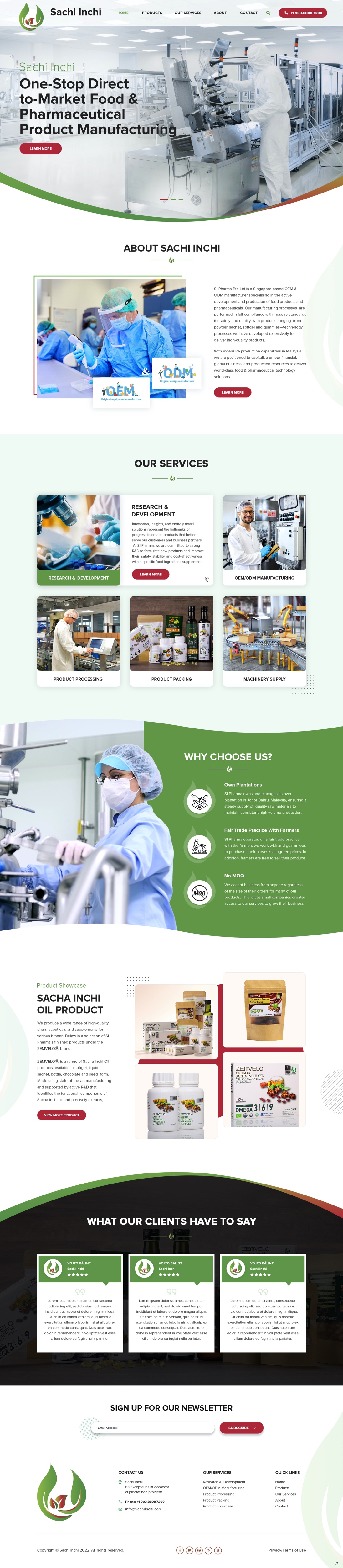 Web Design by pb for SI Pharma Pte Ltd  | Design: #28970404