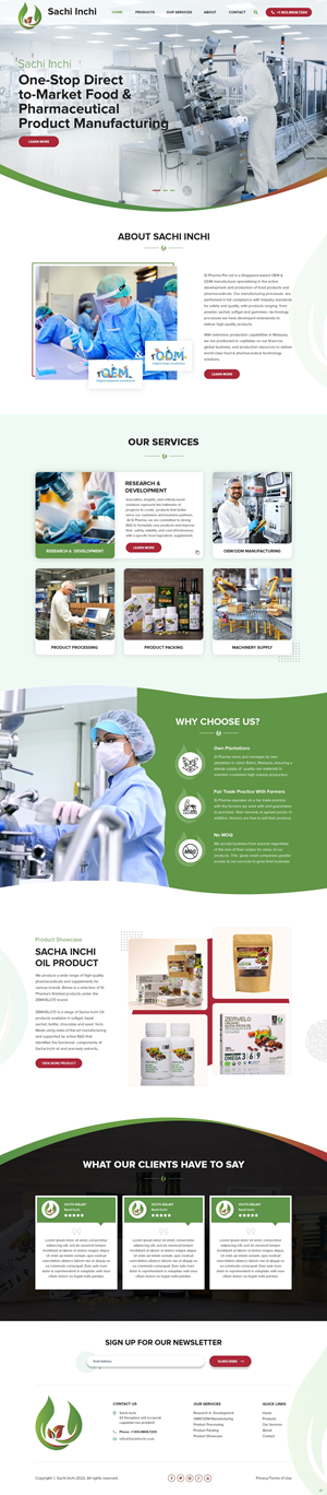 Web Design by pb for SI Pharma Pte Ltd  | Design: #28970404