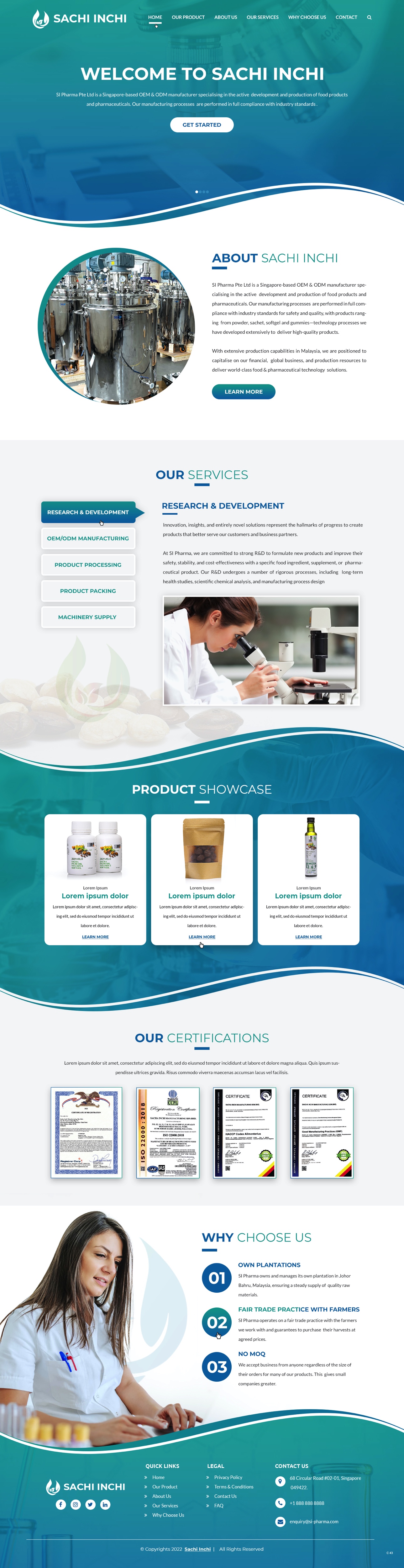 Web Design par pb pour SI Pharma Pte Ltd  | Design #28970405
