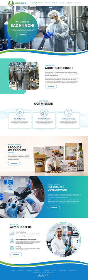 Web Design by pb for SI Pharma Pte Ltd  | Design: #28970409