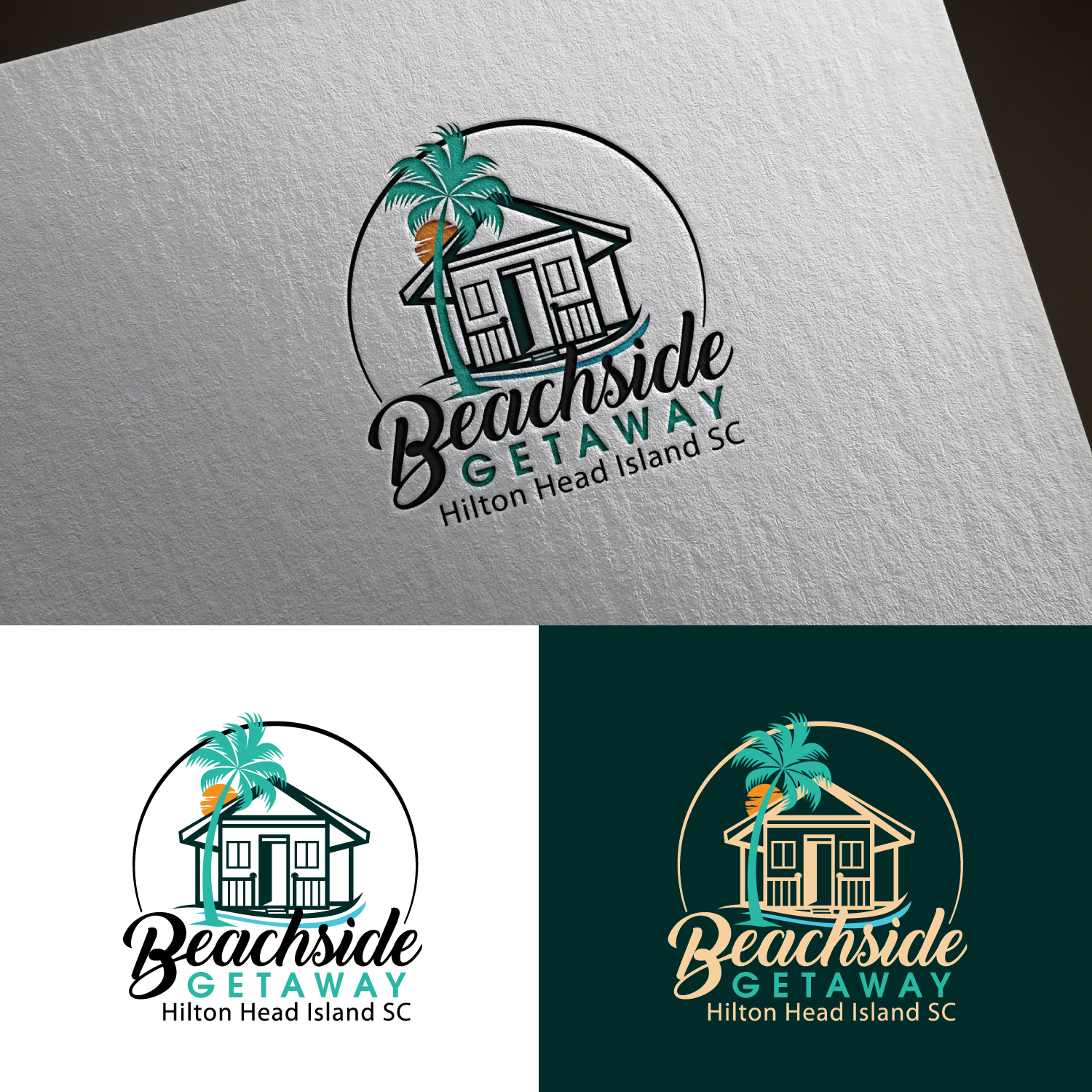 Logo Design by sankar999 for Beachside Getaway | Design #28967353