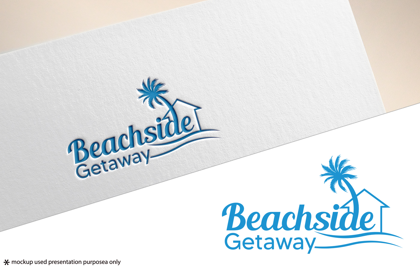 Logo Design by Rubia@ for Beachside Getaway | Design #28970378
