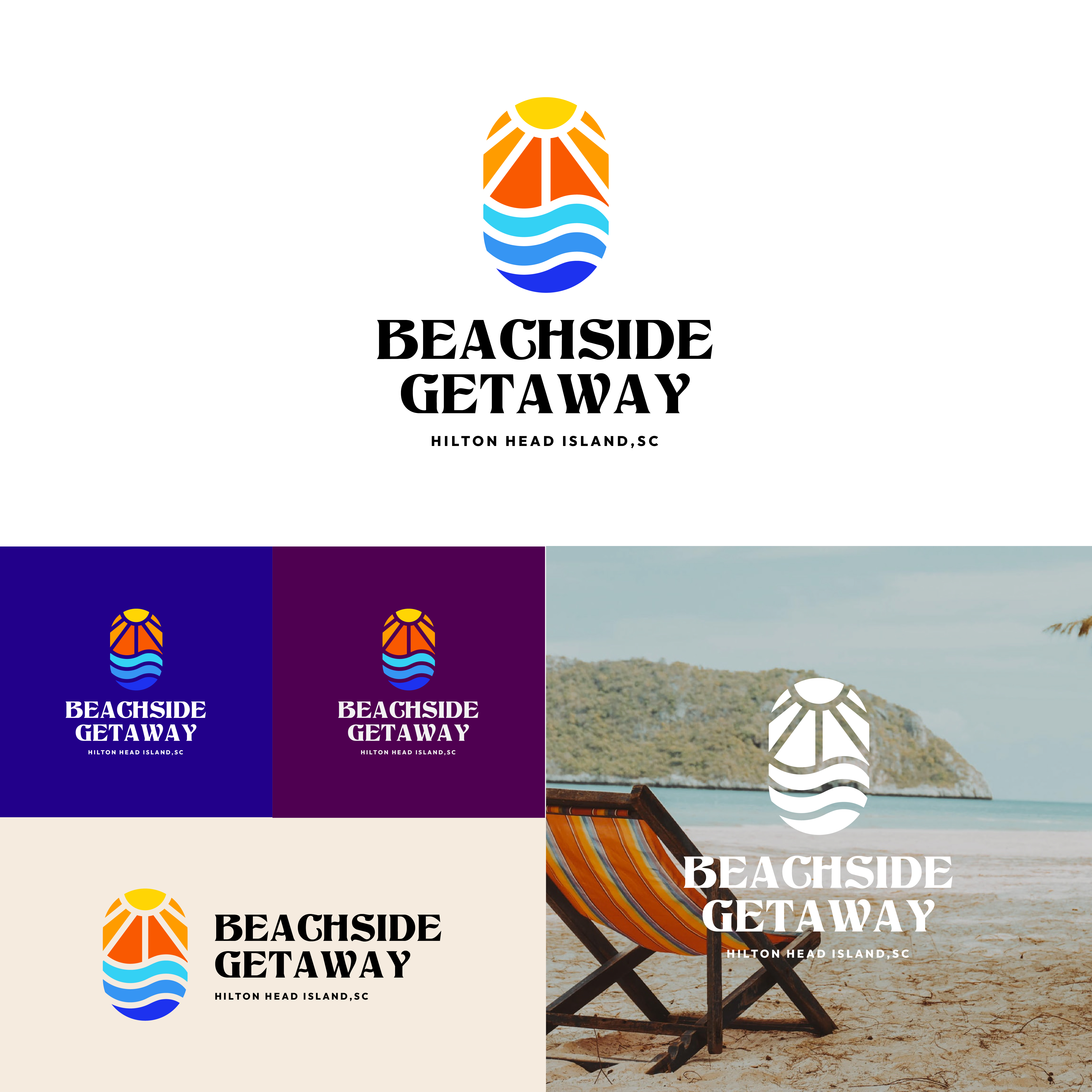 Logo Design by A.R.D.P for Beachside Getaway | Design #28998025