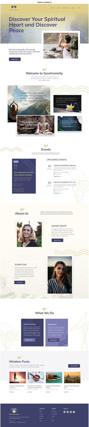 Web Design par Cathy McClure pour ce projet | Design : #29034101