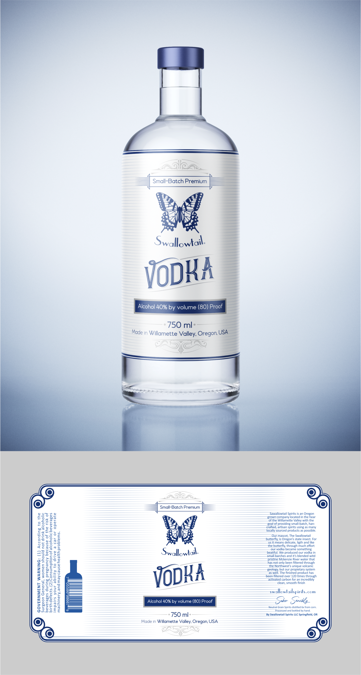Label Design by Jose Loaiza for Swallowtail Spirits LLC | Design #28983788