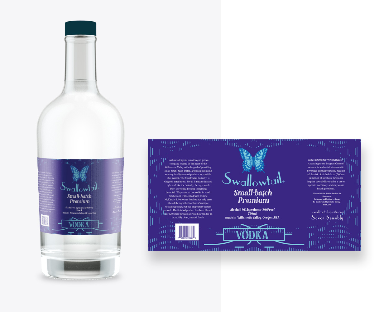Label Design by oltredisegno for Swallowtail Spirits LLC | Design #28976075