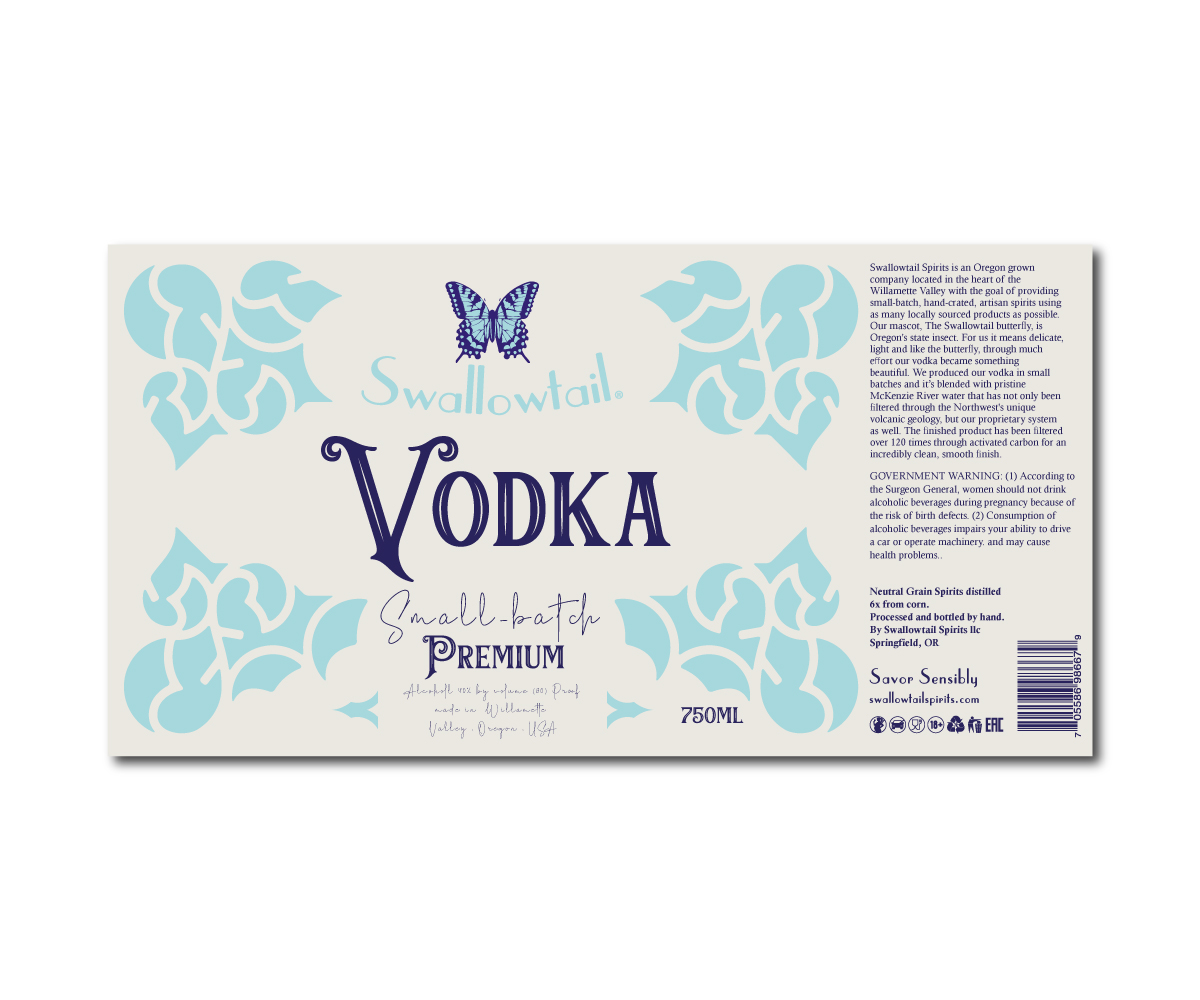 Label Design by oltredisegno for Swallowtail Spirits LLC | Design #28982475
