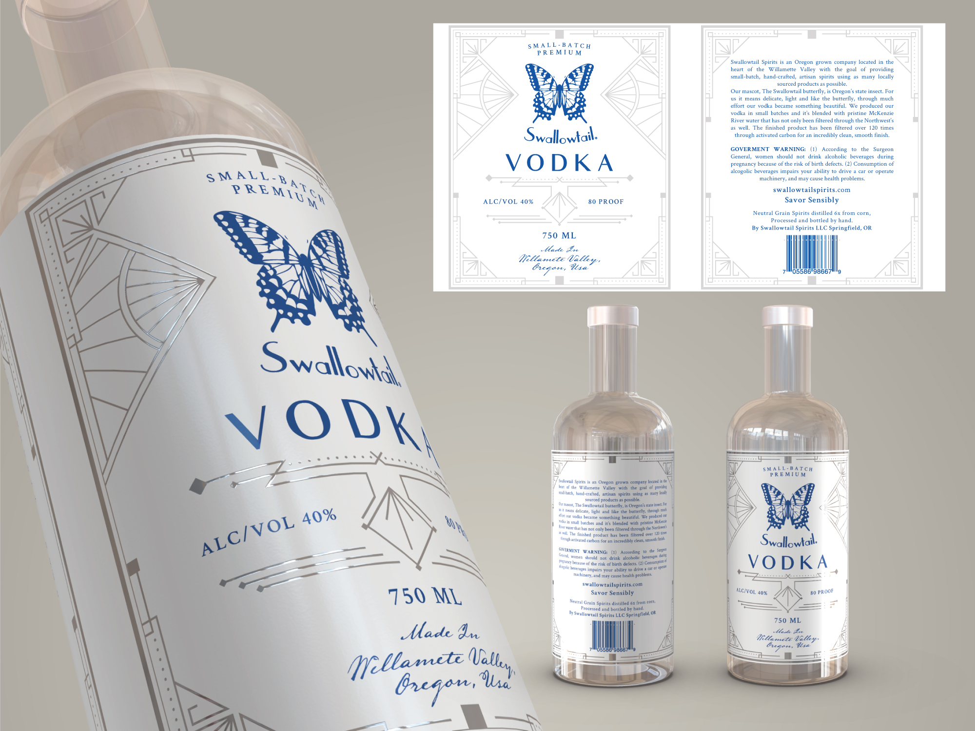Label Design by raphis for Swallowtail Spirits LLC | Design #28977522