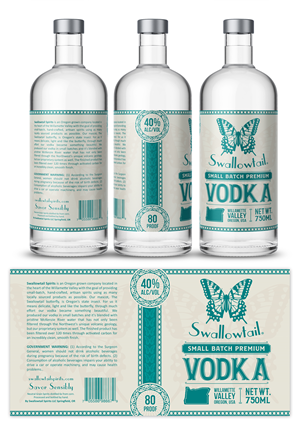 Label Design by SAI DESIGNS for Swallowtail Spirits LLC | Design: #29007687