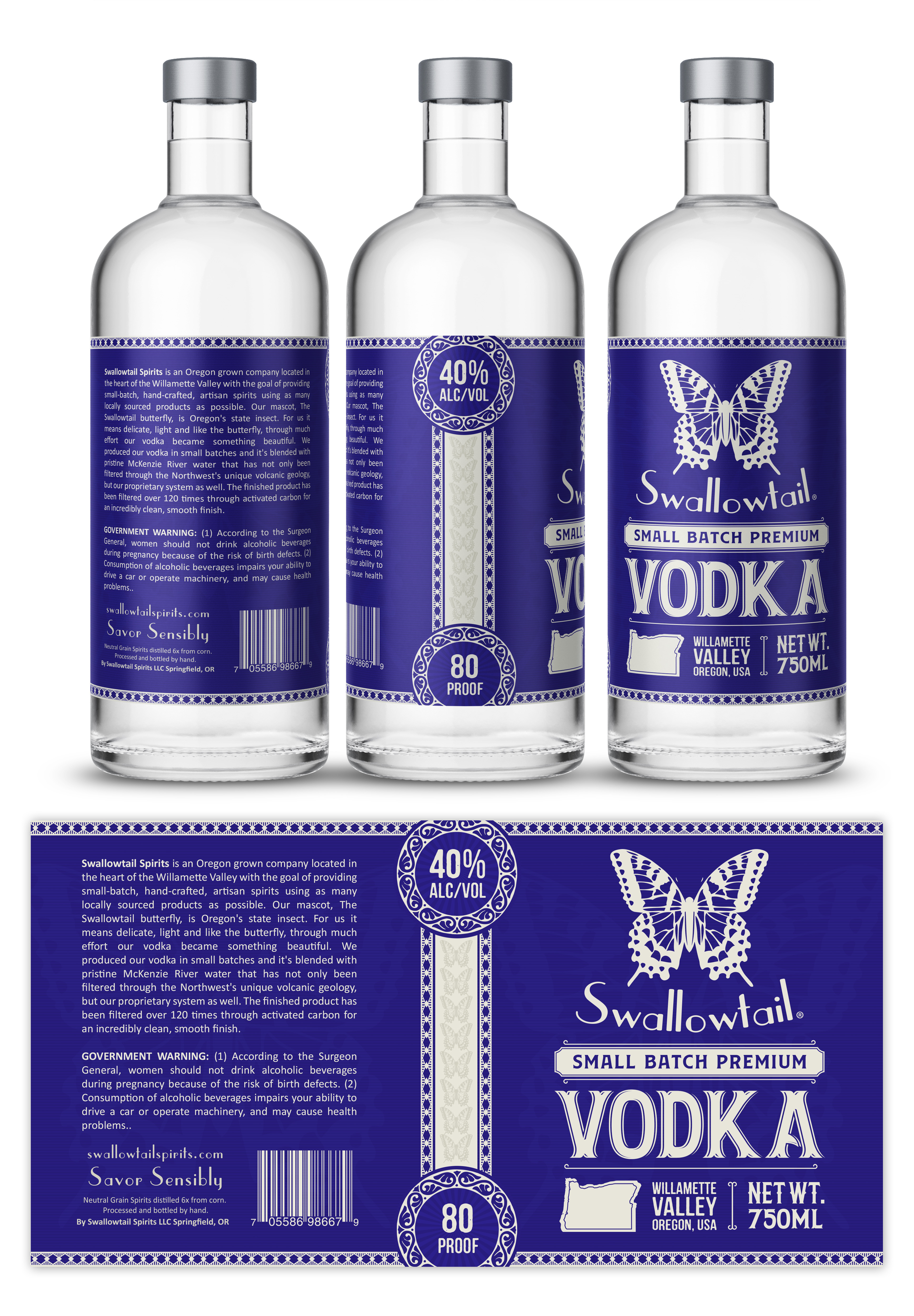 Label Design by SAI DESIGNS for Swallowtail Spirits LLC | Design #29008860