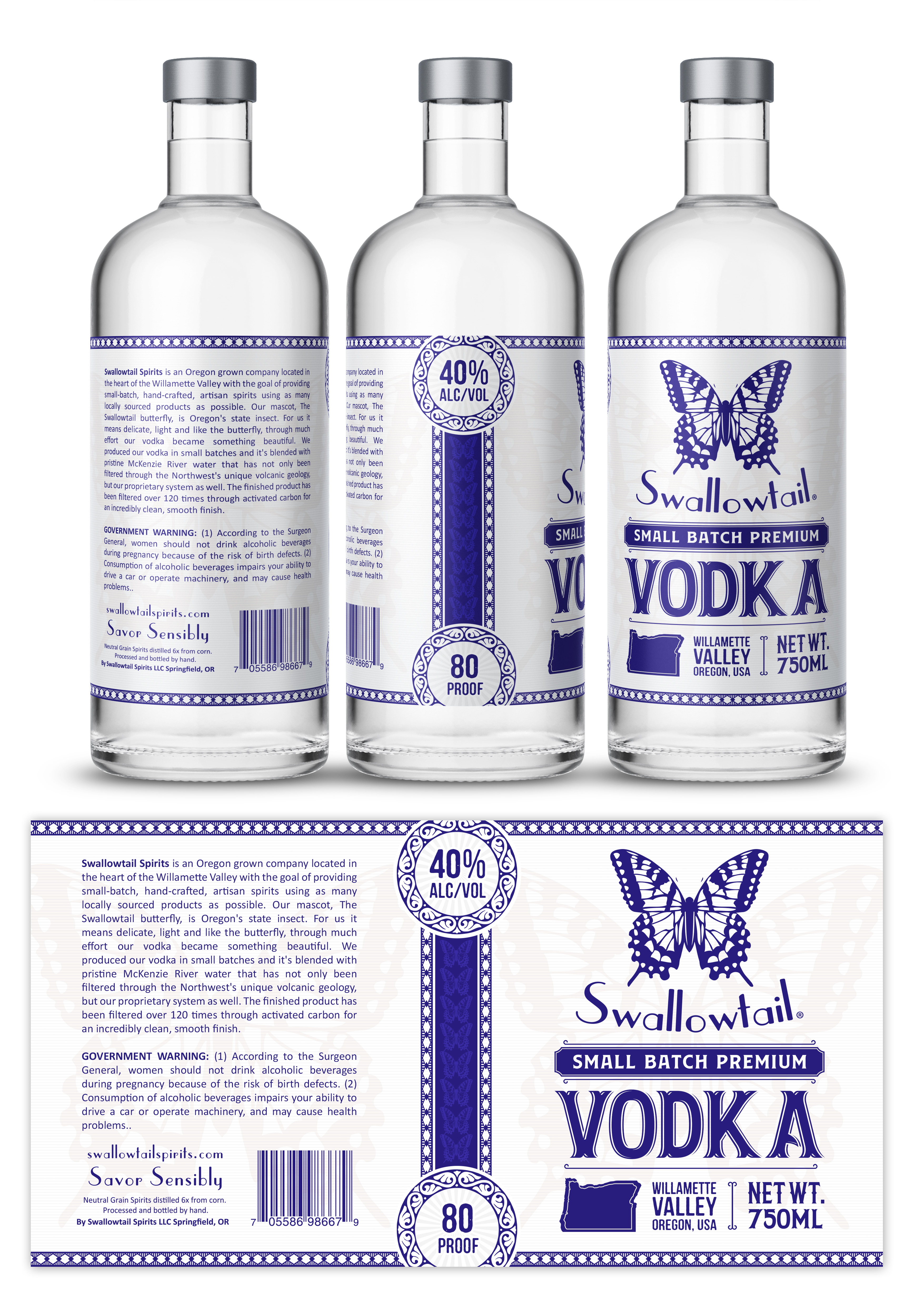 Label Design by SAI DESIGNS for Swallowtail Spirits LLC | Design: #29050572