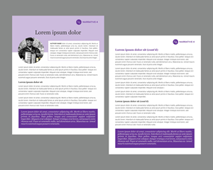 Word-Vorlage-Design von nng für Narrative 4 | Design: #28973529
