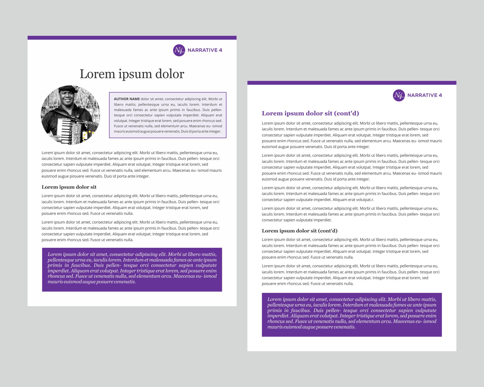 Word-Vorlage-Design von nng für Narrative 4 | Design: #28975750