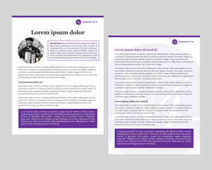 Word-Vorlage-Design von nng für Narrative 4 | Design: #28975800