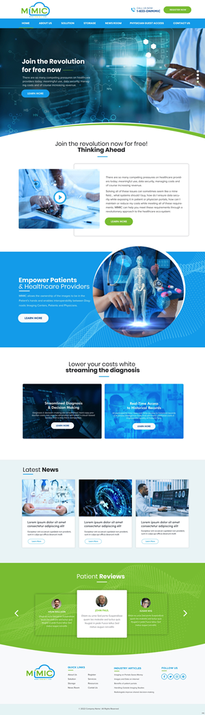 Redesign of the current website | Diseño Web por pb