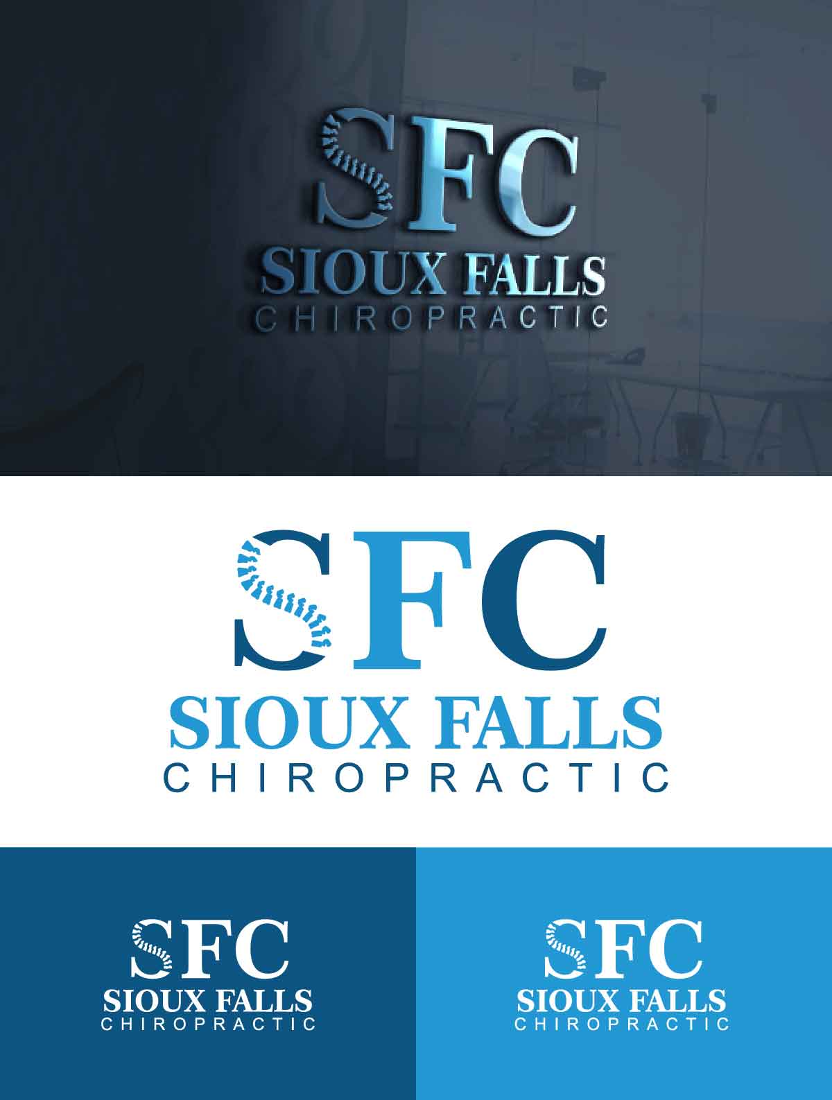 Diseño de Logo por fly  design para Sioux Falls Chiropractic  | Diseño: #28976891
