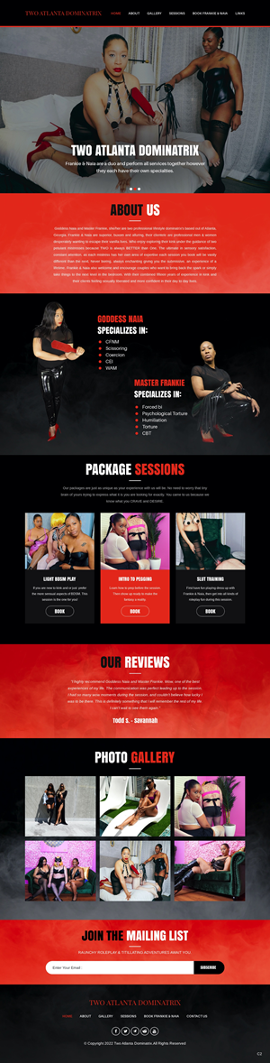 Create a MAIN PAGE that is so enticing they won't say no. -Pro Dom website | Diseño Web por pb