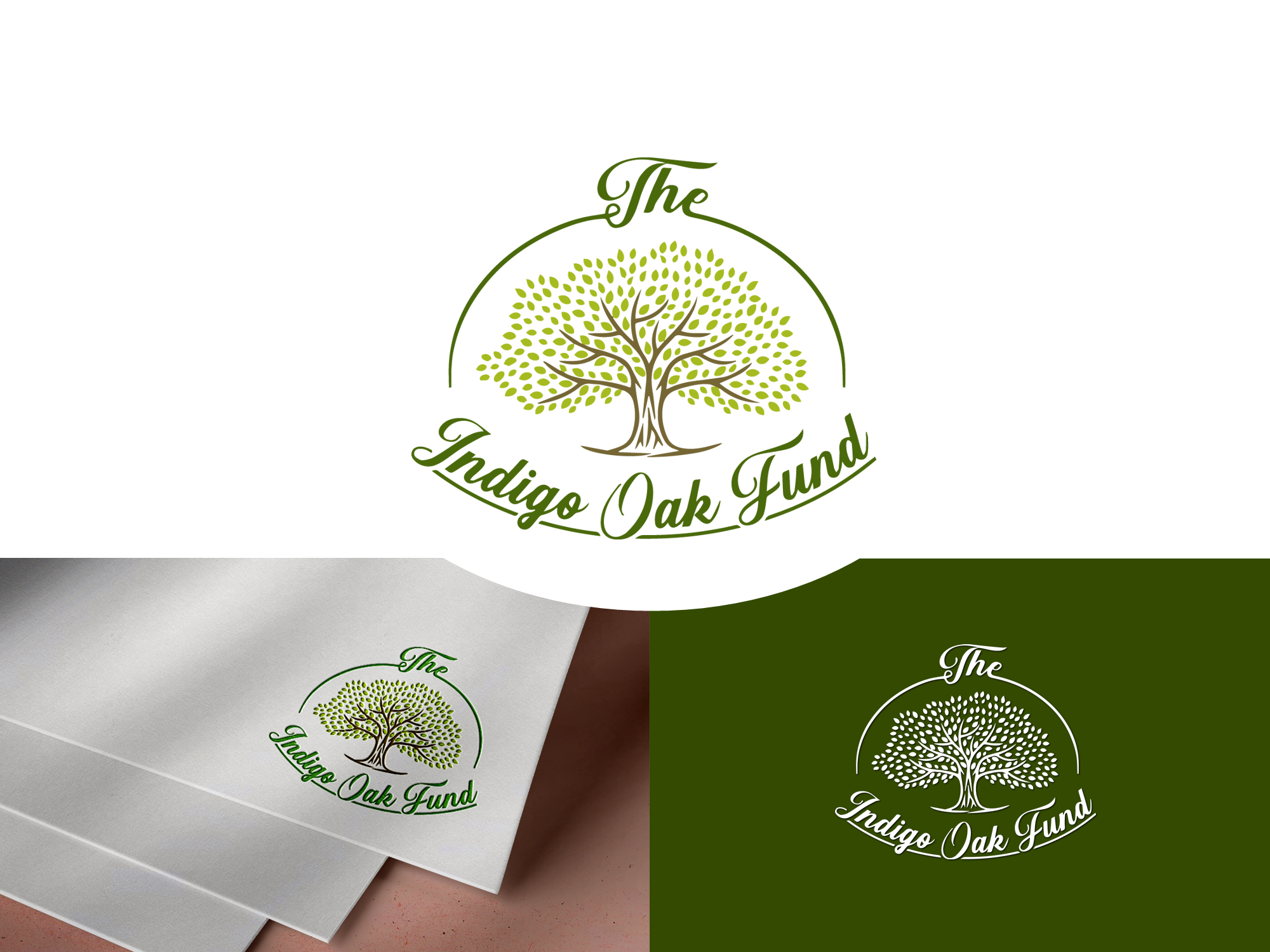 Logo Design by nouarbiti for The Indigo Oak Fund | Design #28980139
