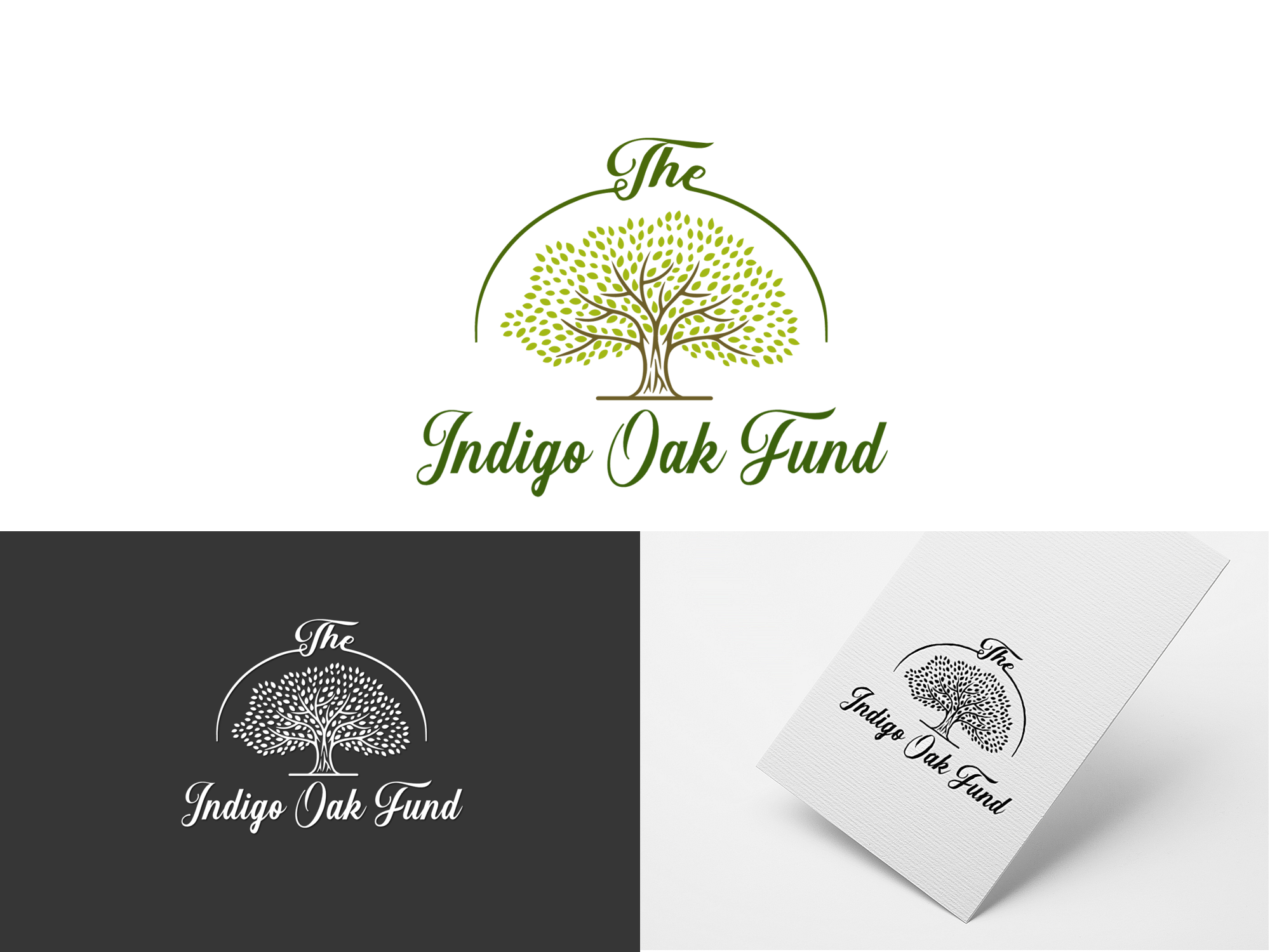 Logo Design by nouarbiti for The Indigo Oak Fund | Design #28980322