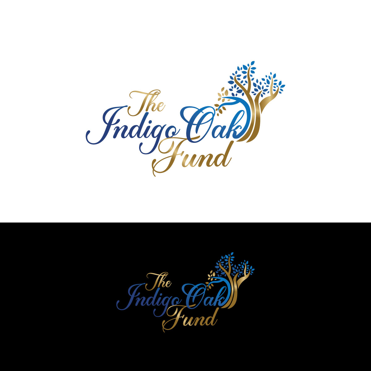 Logo Design by LAXMI DESIGNHUB for The Indigo Oak Fund | Design #28975484