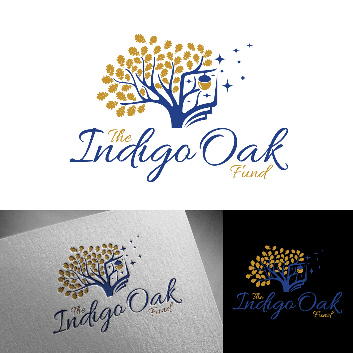 Logo Design by brand maker for The Indigo Oak Fund | Design #28980206