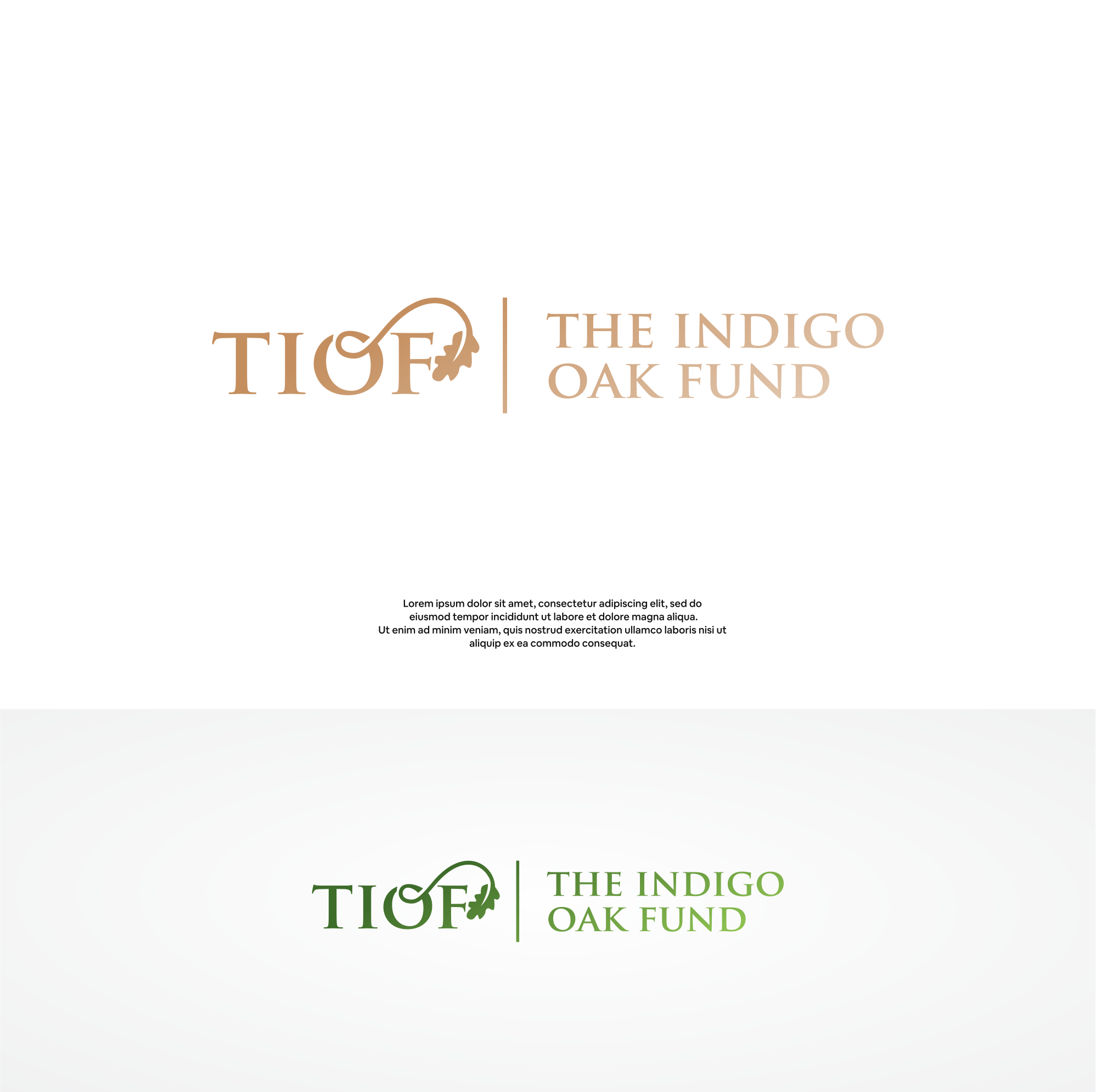 Logo Design by DesignFirst for The Indigo Oak Fund | Design #28972662