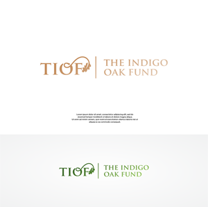 Logo Design by DesignFirst for The Indigo Oak Fund | Design: #28972662