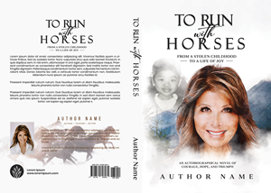 To Run With Horses (Book Cover) | Diseño de portada de libro por Akhtanbed