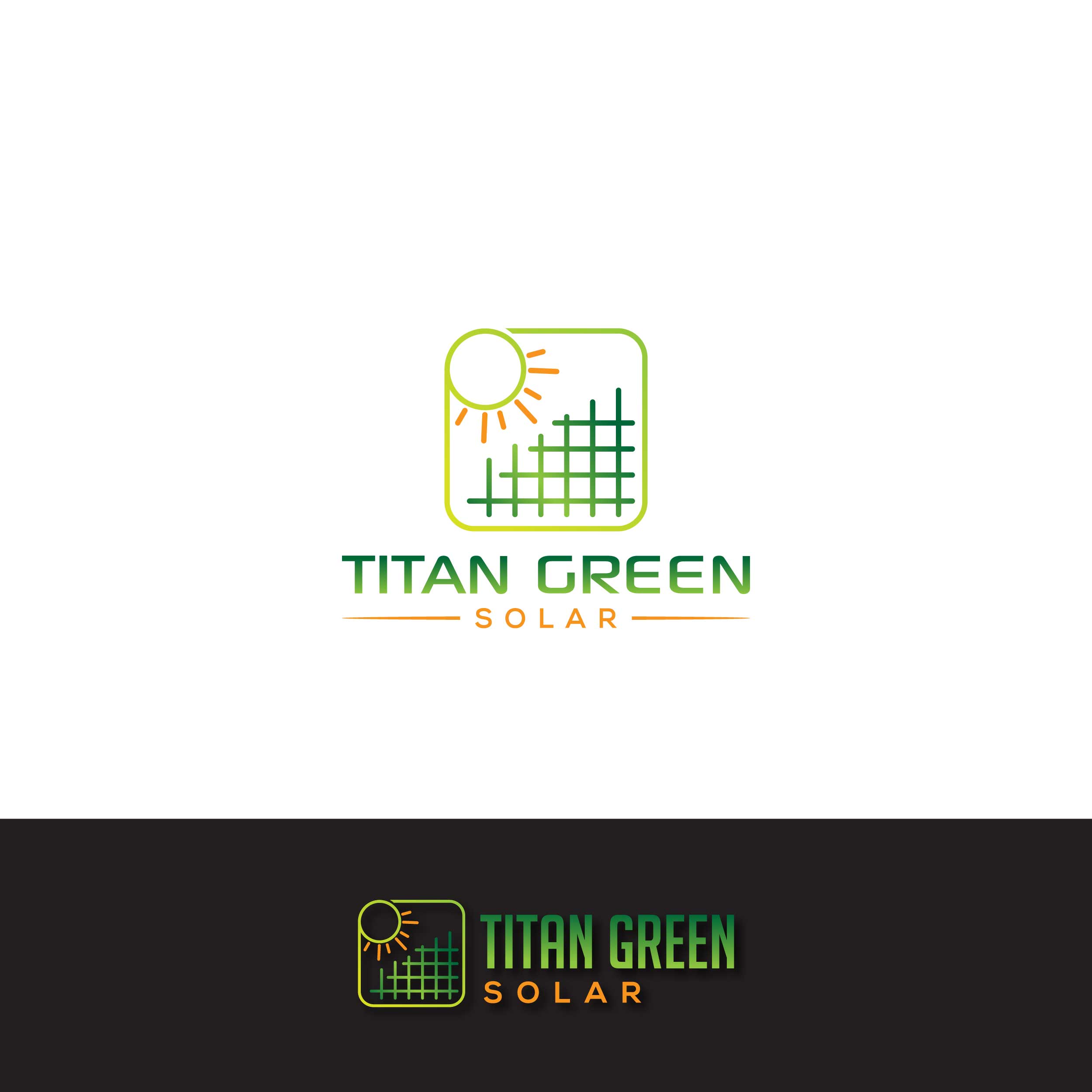 Logo Design by creative.bugs for Titan Green Solar | Design #28974762