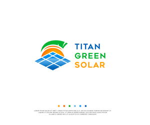 Logo Design by ecorokerz for Titan Green Solar | Design: #28974894