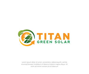 Logo Design by ali indoproD for Titan Green Solar | Design: #28973300