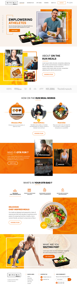 Web Design by Blue Sparrow for this project | Design: #29042784