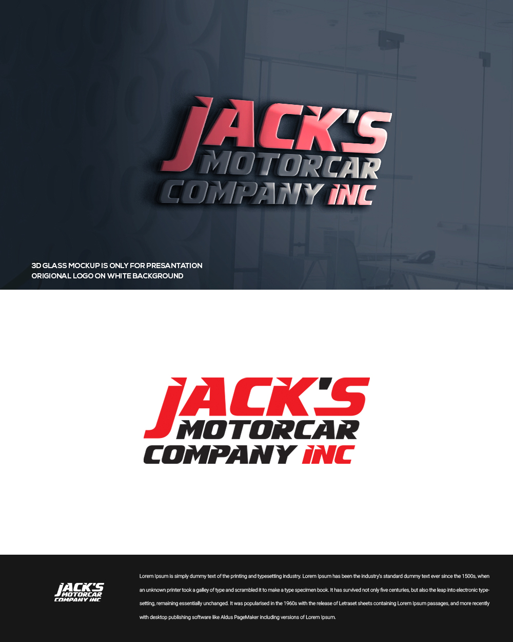 Logo Design by fasi 2 for Jack's Ford Inc. | Design #28980022