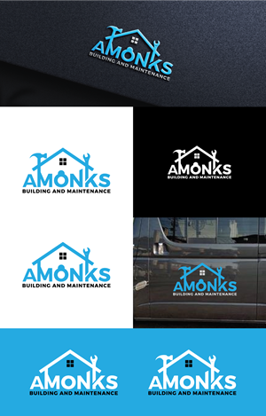 Logo-Design von Ellene für A Monks Building and Maintenance  | Design: #28977406