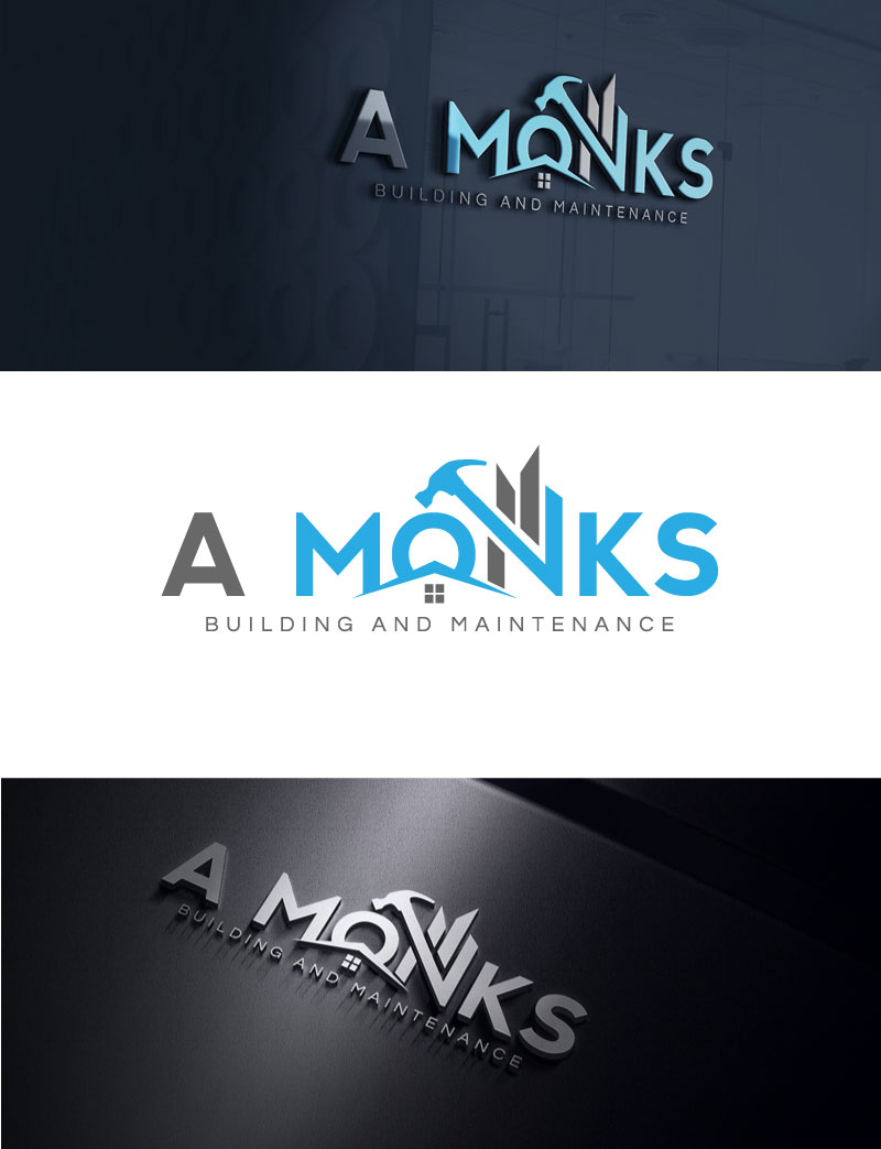 Design de Logo par Cliping_path pour A Monks Building and Maintenance  | Design #28975787